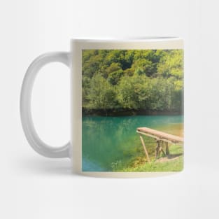 River Una Near Orasac in Bosnia Mug